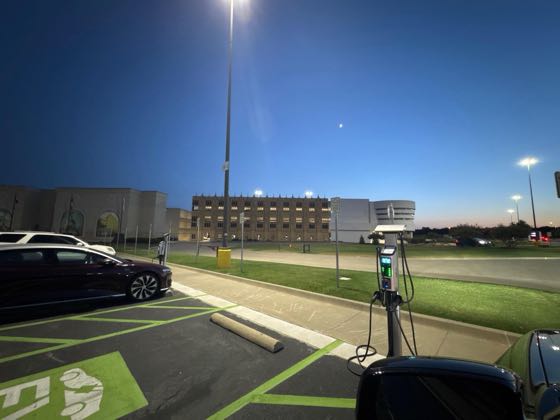 EV charger at WinStar Casino - Blink Charging