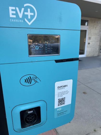 EV charger at Hilton Garden Inn Dallas Arlington