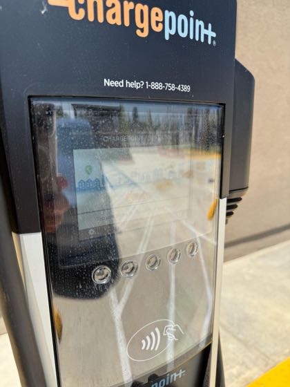 EV charger at McDonald's