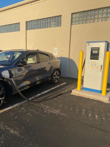 EV charger at Phillips Chevrolet