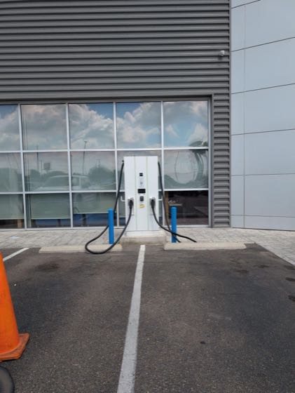 EV charger at Payne Weslaco Ford