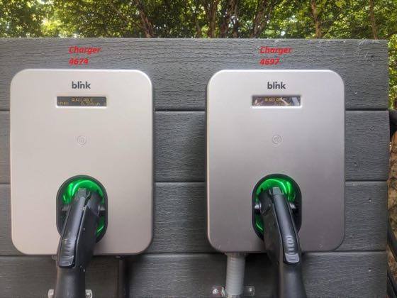 EV charger at Sun Creek Center