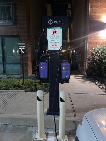 EV charger at Gateway Oaks
