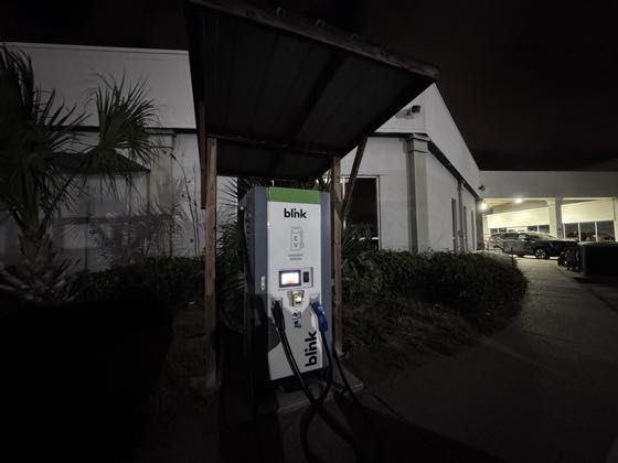 EV charger at Legacy Westbank Buick GMC