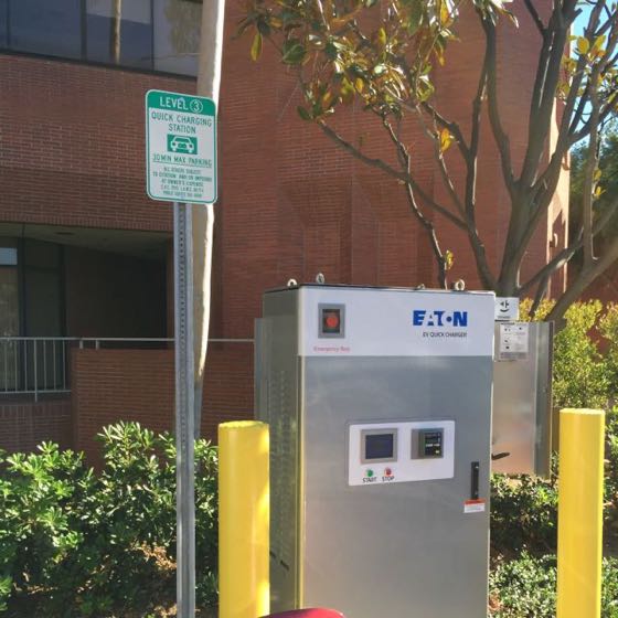 EV charger at USC - Lot 2