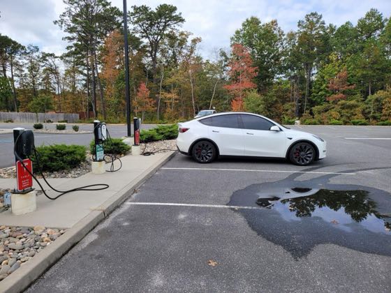 EV charger at Hampton Inn Atlantic City/Absecon