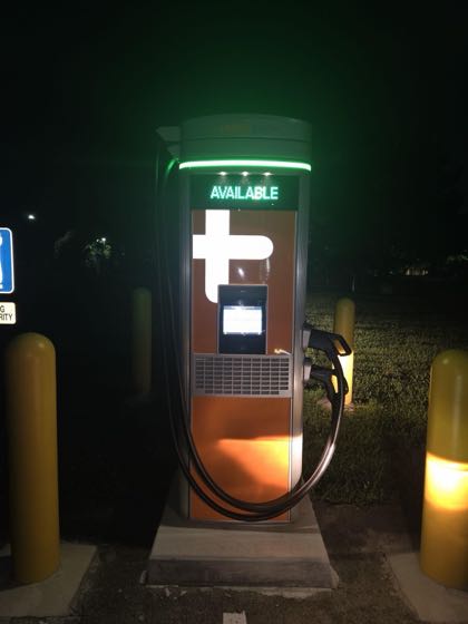 EV charger at Indiana National Guard