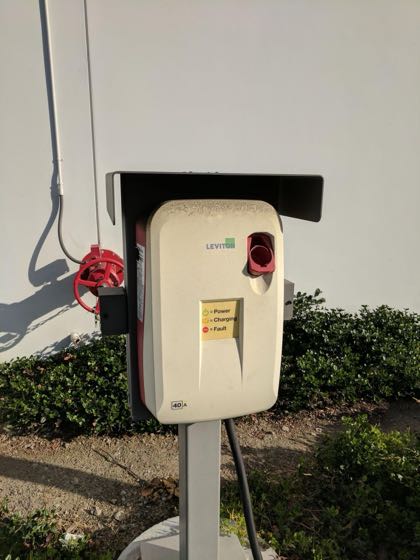 EV charger at Claremont Toyota