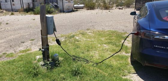 EV charger at Stillwell Store & RV Park