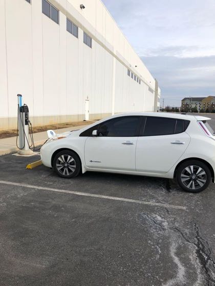 EV charger at BMW North America