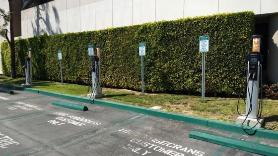 EV charger at Sam's Club