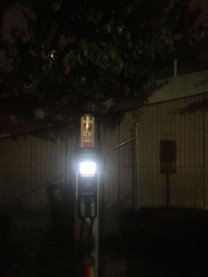 EV charger at Hawaiian Gardens Civic Center