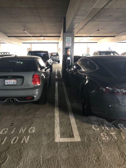EV charger at North City Parking Garage