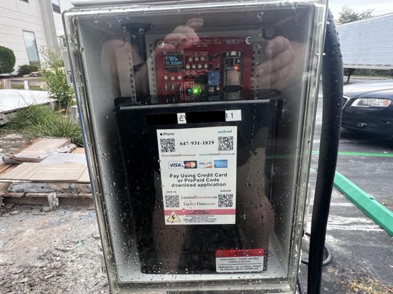 EV charger at Hampton Inn Pine Grove