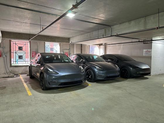 EV charger at Independence Garage