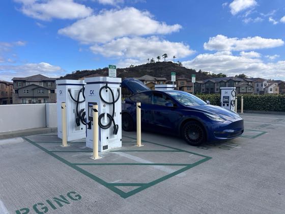 EV charger at City of San Marcos