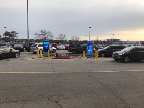 EV charger at Fox Valley Mall - NW Entrance