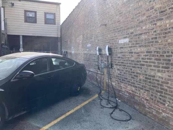 EV charger at QUIKEV114