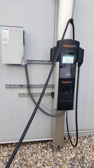 EV charger at Haddad Toyota (1)