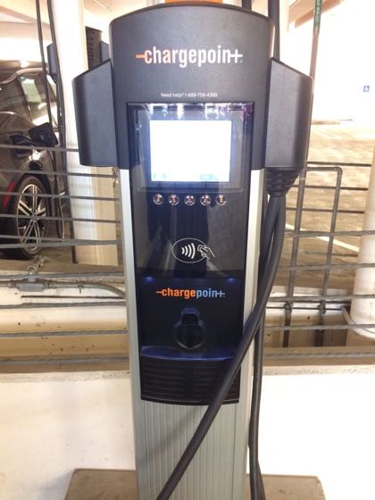 EV charger at West Hollywood Public Parking