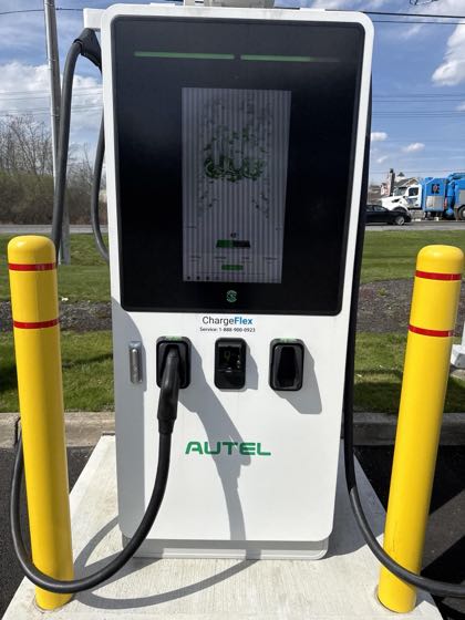 EV charger at Montgomery Valero Borscht Belt Gateway