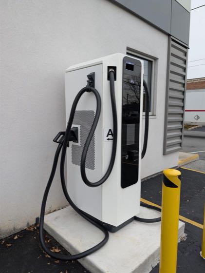 EV charger at Paoli Ford Parts Department