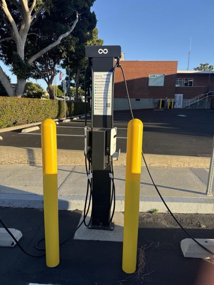 EV charger at 100-198 E Holly Ave Parking