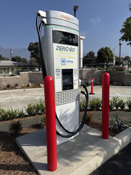 EV charger at In-N-Out Burger Monrovia