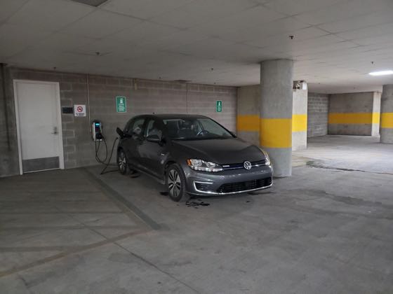 EV charger at DeVos Place Parking