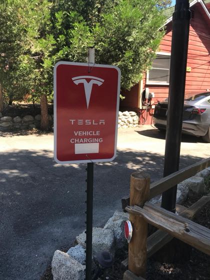EV charger at Fern Valley Inn