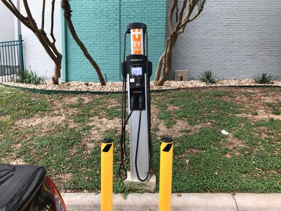 EV charger at Rosco Properties