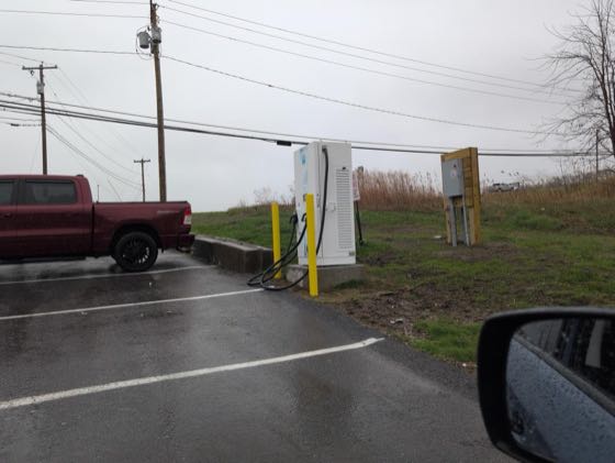 EV charger at Exxon (Dutch Mart)