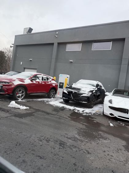 EV charger at Glenview Luxury Imports