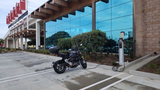 EV charger at Ganahl Lumber