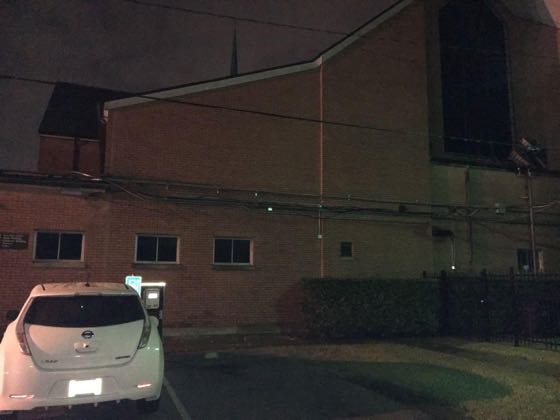 EV charger at Servants of Christ