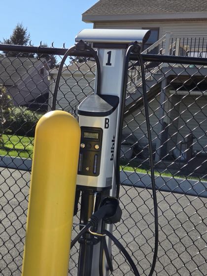 EV charger at Intercourse Public Parking Lot (Leacock Township)