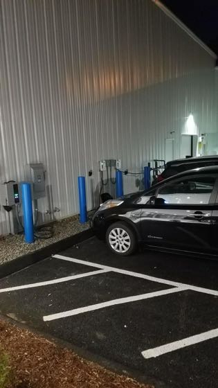 EV charger at Vernon Chevrolet - Service
