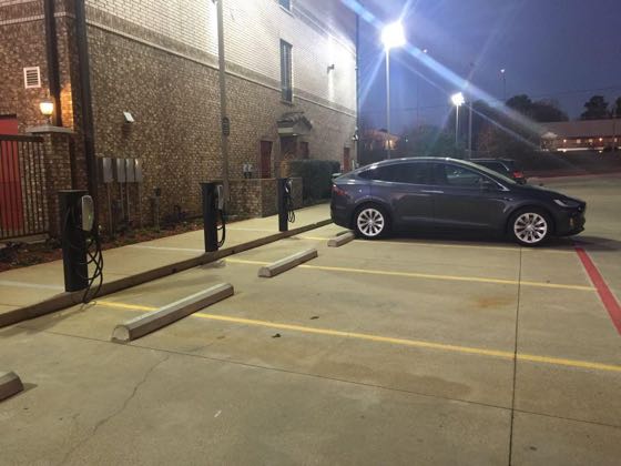 EV charger at Comfort Suites Marshall