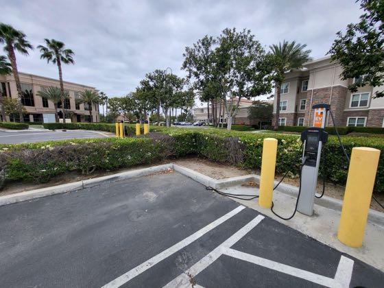 EV charger at Luna’s Modern Mexican Kitchen