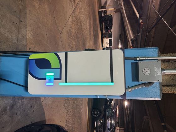 EV charger at Sheraton Springfield Monarch Place
