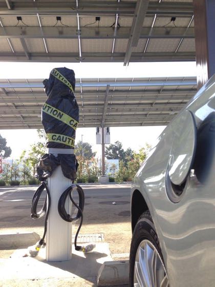 EV charger at CSULB - Lot E8