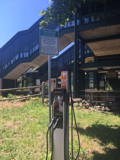 EV charger at Katonah Train Station