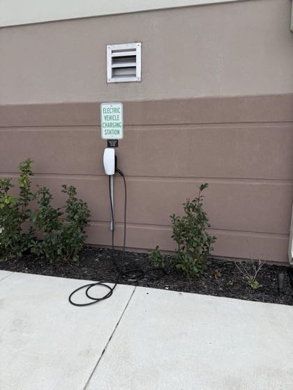 EV charger at Residence Inn Corpus Christi South