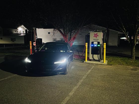 EV charger at Resnick EV Pavillion