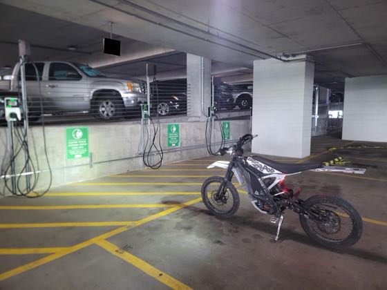 EV charger at University of Chicago Medicine - Garage B (2)