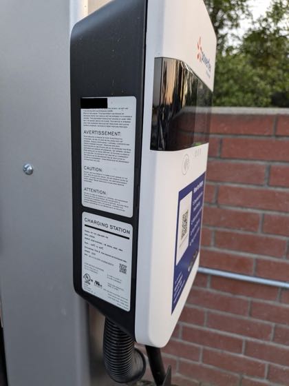EV charger at Hacienda Heights Library