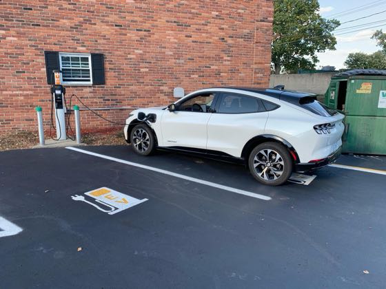EV charger at Westland Colonial Village Apartments
