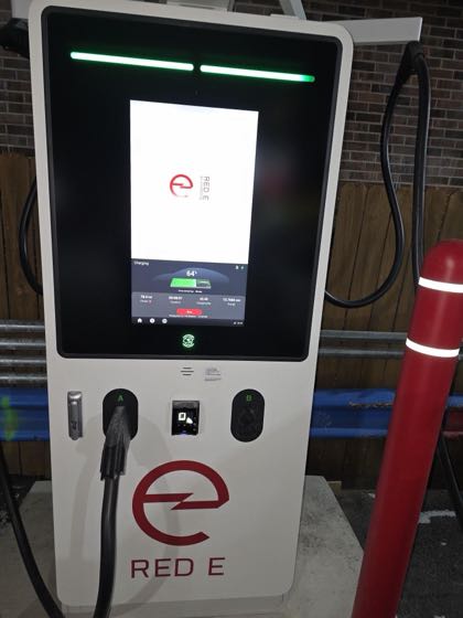 EV charger at Amoco N Laramie Ave