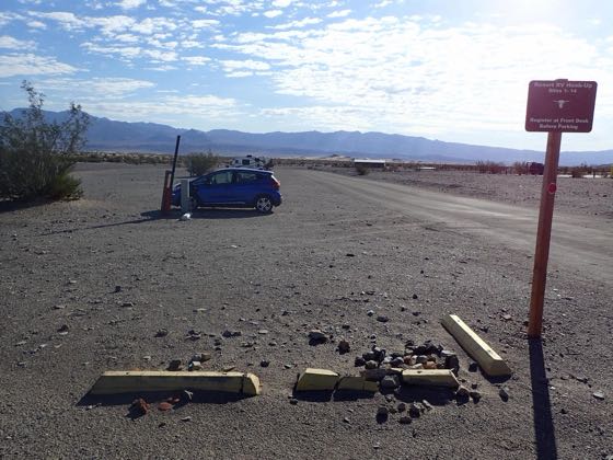 EV charger at Stovepipe Wells Village