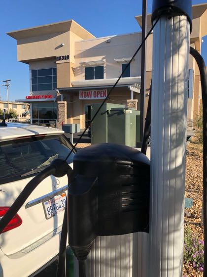 EV charger at St Mary Medical Center